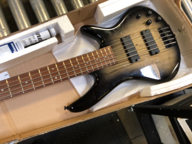 Photo 3 of Ibanez GSR205SM 5-String Electric Bass Guitar (Right-Hand, Natural Gray Burst)