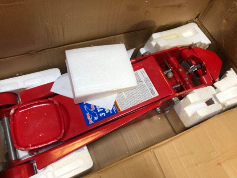 Photo 2 of -ONLY BOX 1 OF 2- American Lifting AL2300 Floor Jack 3 Ton - Professional Heavy Duty Hydraulic Car Truck SUV Service Jack, Red