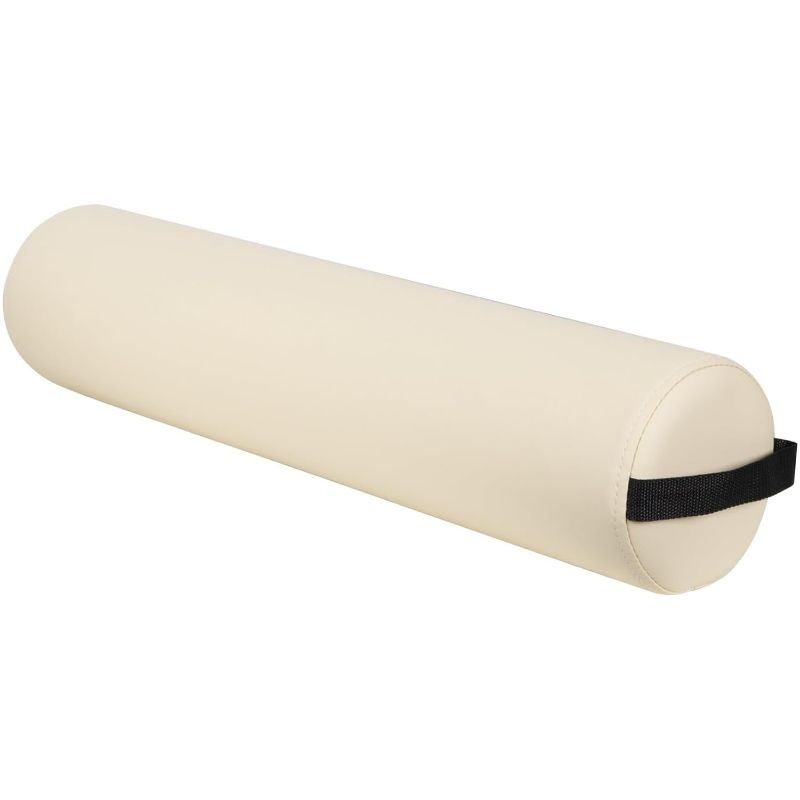Photo 1 of ForPro Full Round Bolster Pillow, Crème, Oil and Stain-Resistant, for Massage and Yoga, 6” R x 26” L

