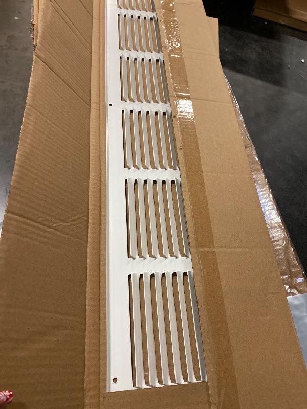 Photo 2 of 30x6 Return Air Grille(Duct Opening Size),Air Return Vent Cover,Flat Vent Cover,Rejillas De Aire Acondicionado para Casa,Return Air Grilles,Outer Dimensions:31.75"Wx7.75"H(30"W x 6"H, Duct Opening)
