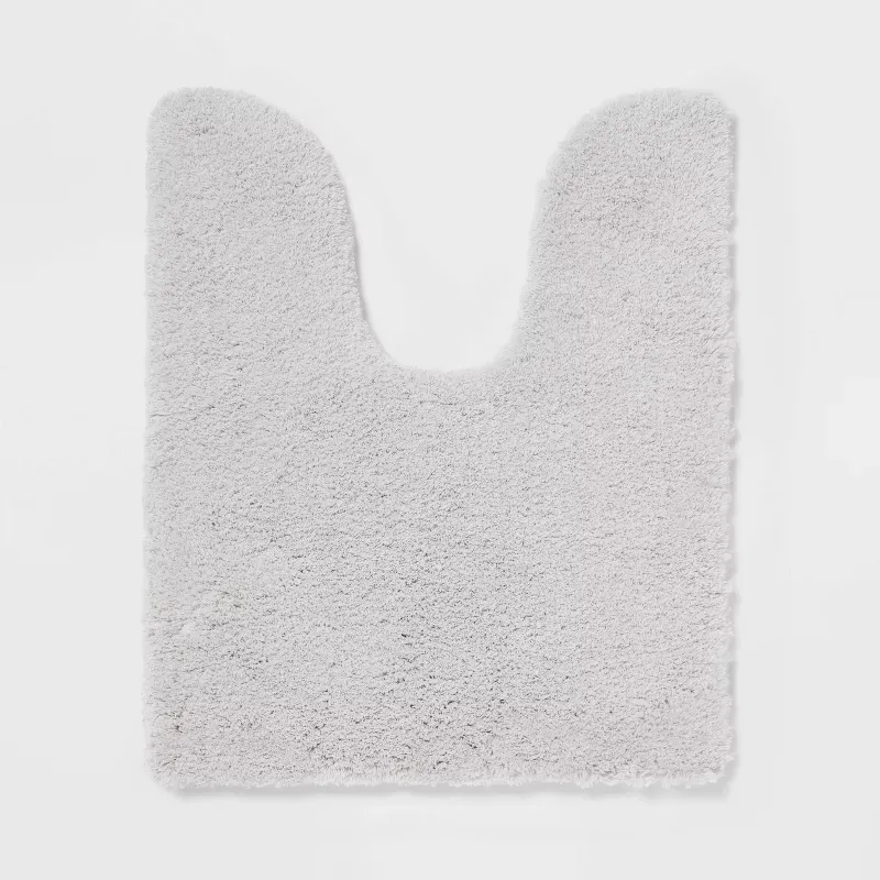 Photo 1 of ( Light Gray) Spa Plush Contour Bath Rug - Threshold™
