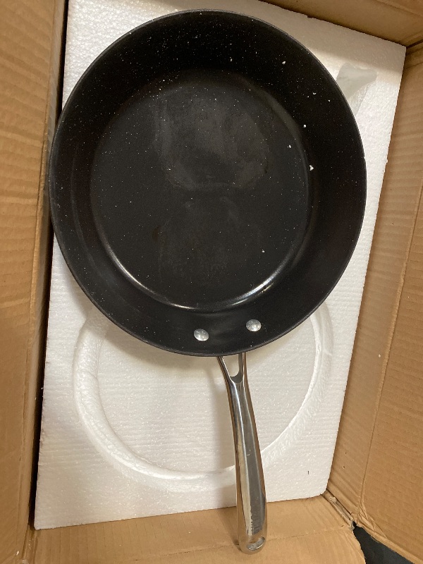 Photo 2 of DASH The Fit Cook x 10" Enameled Carbon Steel Fry Pan- Slate
