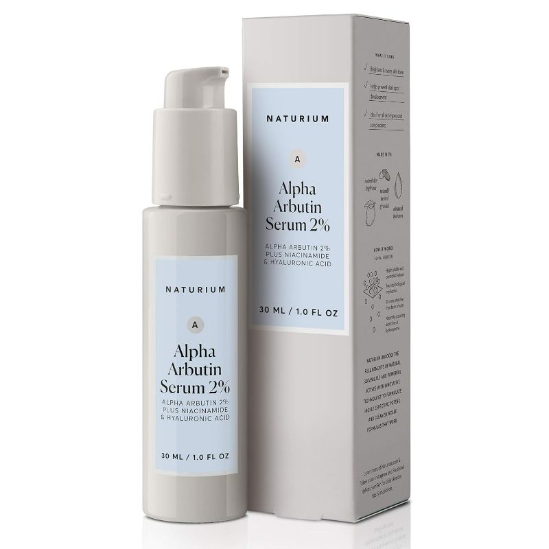 Photo 1 of Naturium Alpha Arbutin Serum 2% with Alpha Arbutin, Niacinamide & Lemon, Face & Skin Care, 1 oz