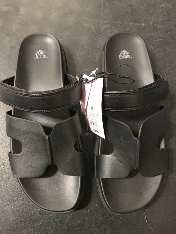 Photo 1 of size 10 Women's Hayley Slide Sandals - Wild Fable™ Black 

