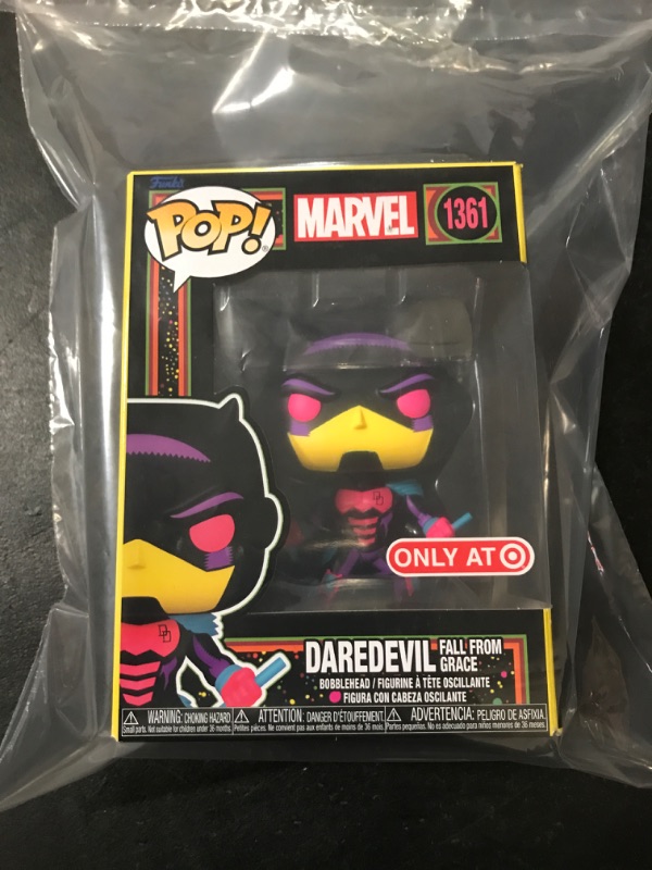 Photo 2 of Funko POP! Marvel DAREDEVIL Fall from Grace #1361 Blacklight Vinyl