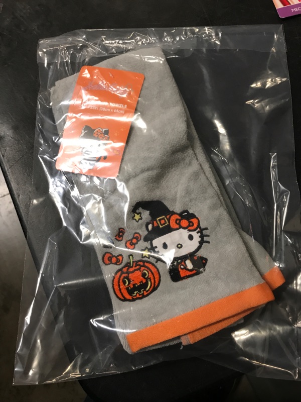 Photo 2 of Hello Kitty Halloween Hand towel 2pck 15inx25in