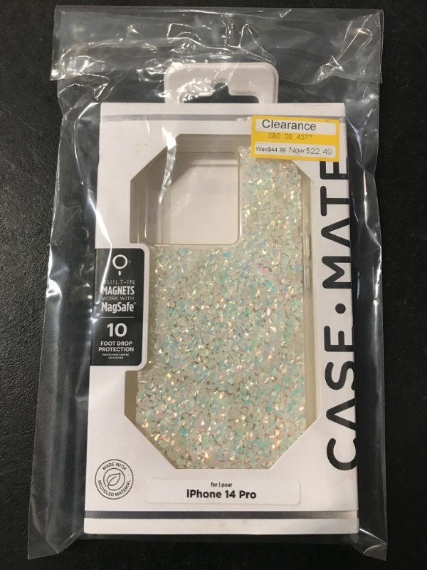 Photo 3 of Case-Mate Apple iPhone 14 Pro Case with MagSafe - Twinkle Diamond