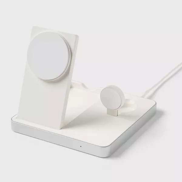 Photo 1 of 3 in 1 Charger for iPhone Watch and AirPods - heyday™ White