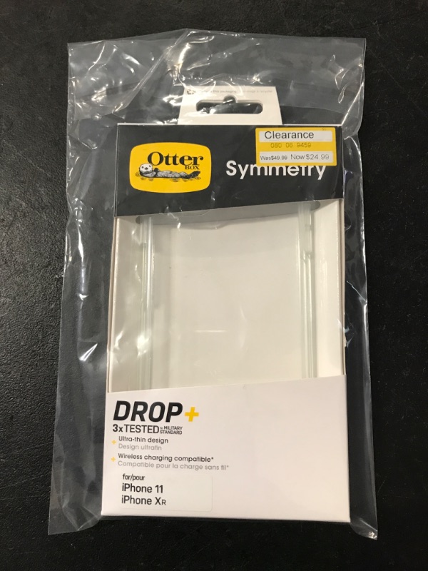 Photo 3 of OtterBox Apple iPhone 11/XR Symmetry Case - Clear