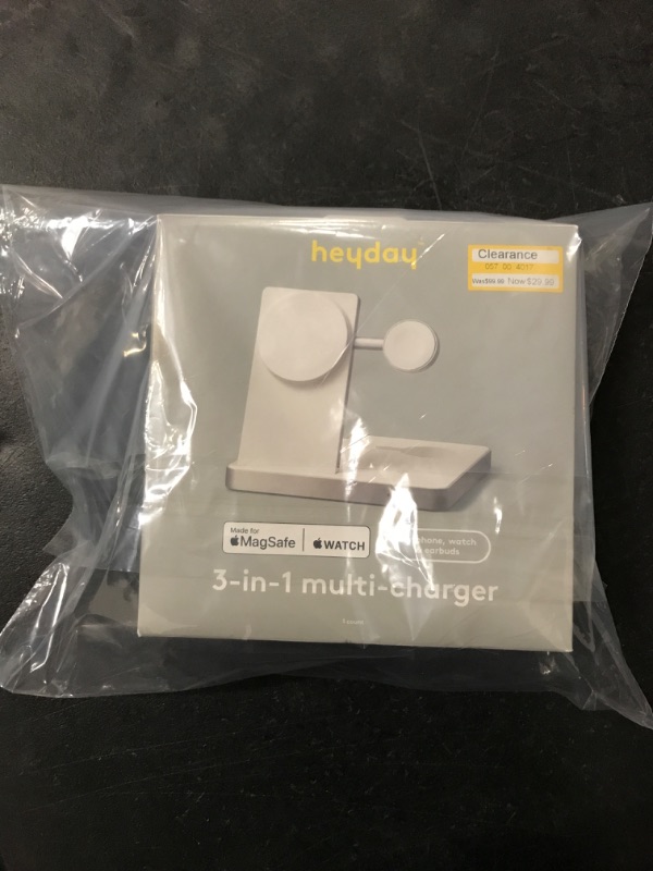 Photo 3 of 3 in 1 Charger for iPhone Watch and Apple AirPods - Heyday™ White