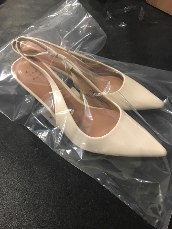 Photo 2 of Size 8 A New Day Aubrey Slingback heels cream 