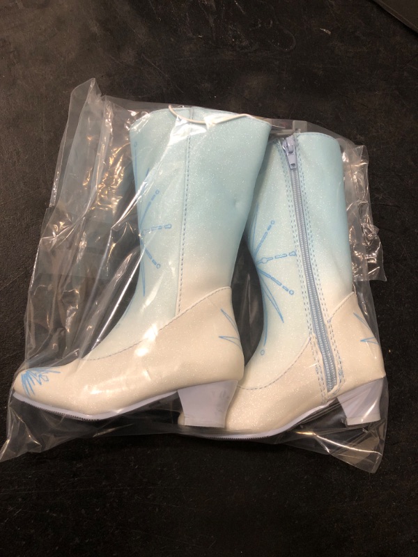 Photo 3 of size 7/8 Disney Frozen Elsa Kids' Dress-Up Boots - Disney store
