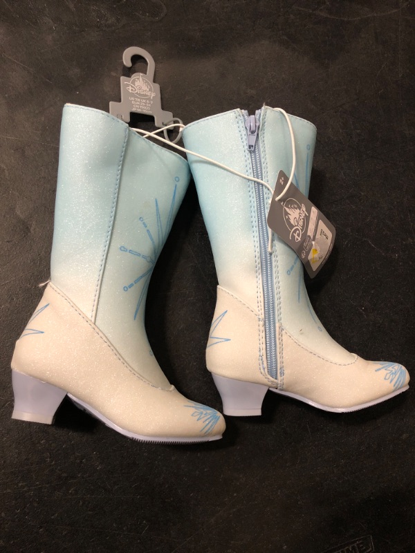 Photo 2 of size 7/8 Disney Frozen Elsa Kids' Dress-Up Boots - Disney store
