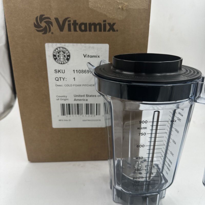 Photo 2 of Vitamix 32oz Cold Foam Pitcher Aer Blade VM0189 New in Box
