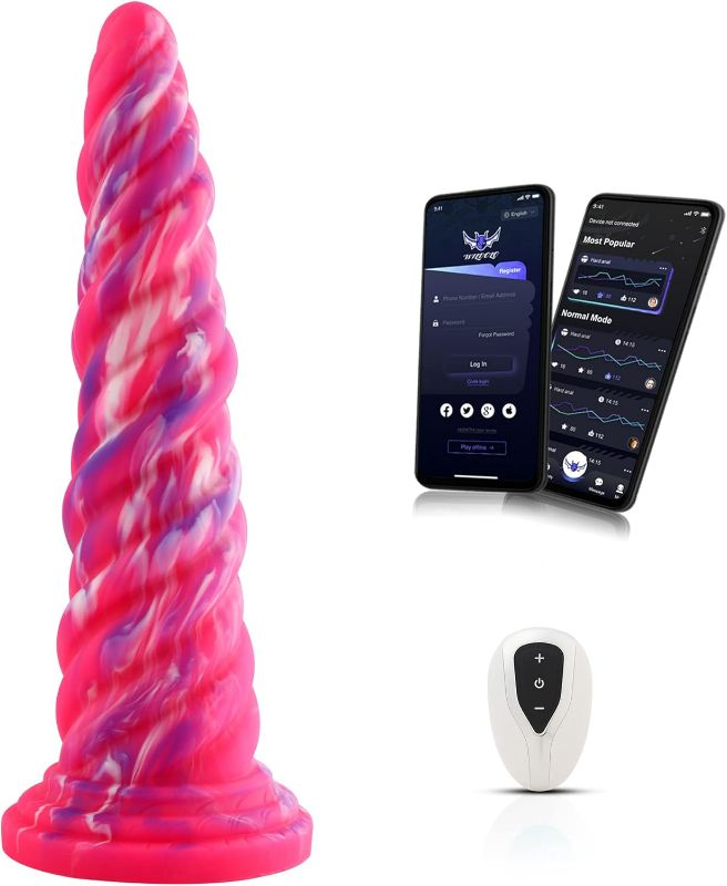 Photo 1 of Silicone Vibrator, APP/Remote/Key 3 in 1 Control Vibrator with 10 Vibration Modes, Adult Sex Toy
