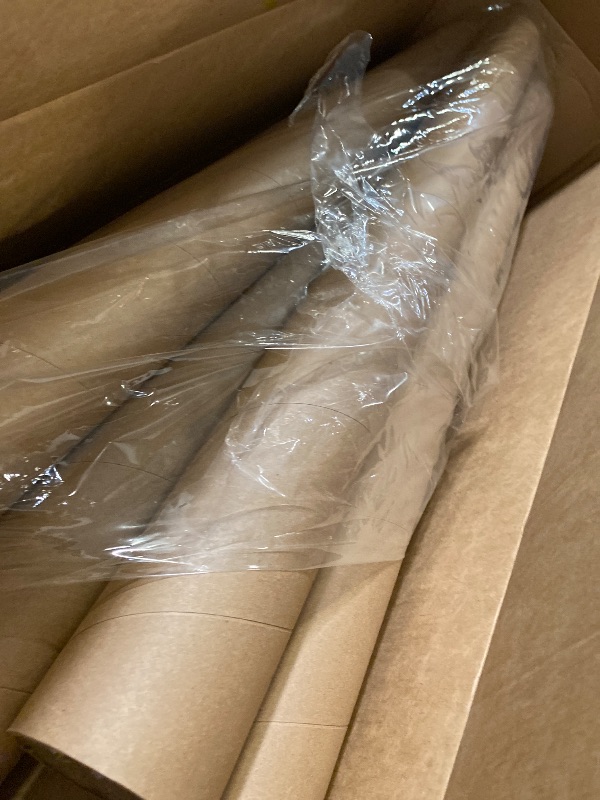 Photo 1 of MagicWater Supply Mailing Tube - 3 in x 36 in - Kraft - 6 Pack - for Shipping and Storage of Posters, Arts, Crafts, and Documents
