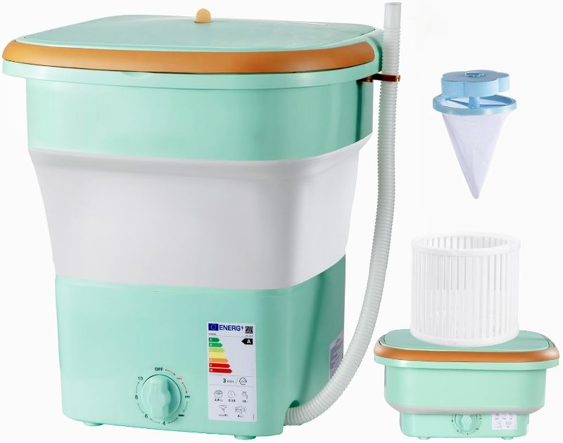 Photo 1 of Mini Portable Washing Machine and Dryer Upgraded 18L Powerful Motor Deep Cleaning Of Clothes, Mini Lavadora y Secadora Portatil
