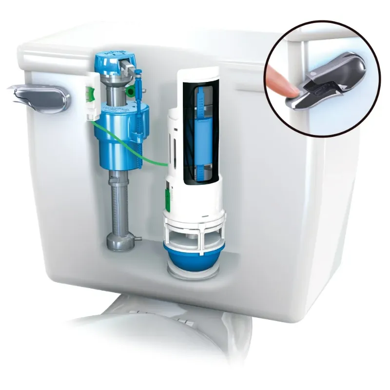 Photo 1 of Next by Danco HydroRight Water-Saving Toilet Repair Kit with Dual Flush Valve with Handle (HYR451T)
