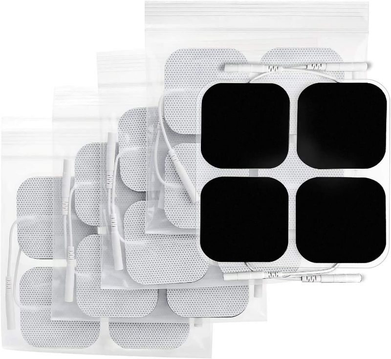 Photo 1 of AUVON TENS Unit Pads Electrode Patches with Upgraded Self-Stick Performance and Skin-Friendly Design for Electrotherapy

