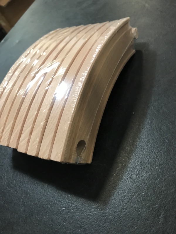 Photo 1 of Lot of  Train Thomas Brio Compatible Wooden Wood Track Curved Pieces
