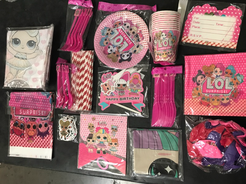Photo 1 of L.O.L Dolls Birthday Decorations 