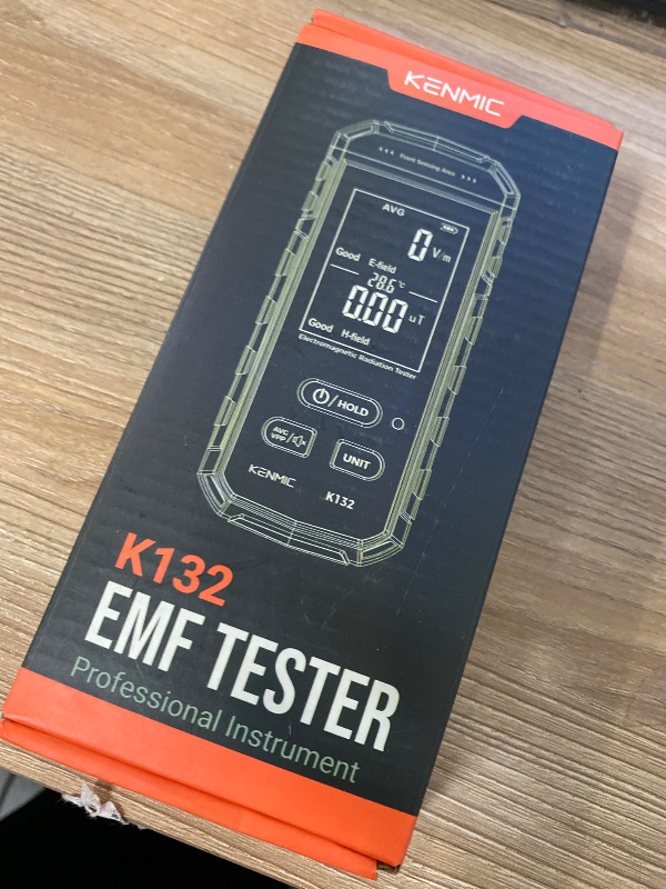 Photo 1 of EMF Meter - Rechargeable Handheld Electromagnetic Field Detector with Digital LCD - Ideal for Home, Office, Outdoors, and Ghost Hunting
