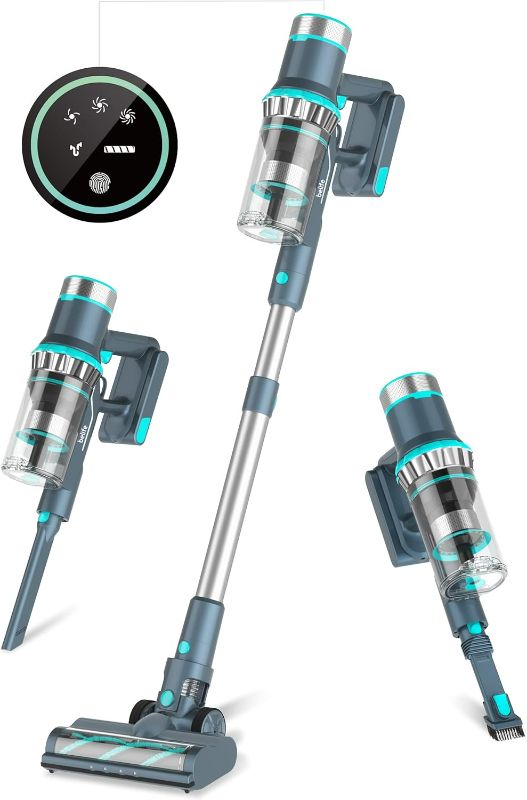 Photo 1 of Belife BVC12 Cordless Vacuum Cleaner, 450W 38Kpa Stick Vacuum with Charging Dock Station, Anti-Tangle Wireless Vacuum with 50 Mins Runtime, Vacuum for Hardwood Floor, Pet Hair, Carpet
