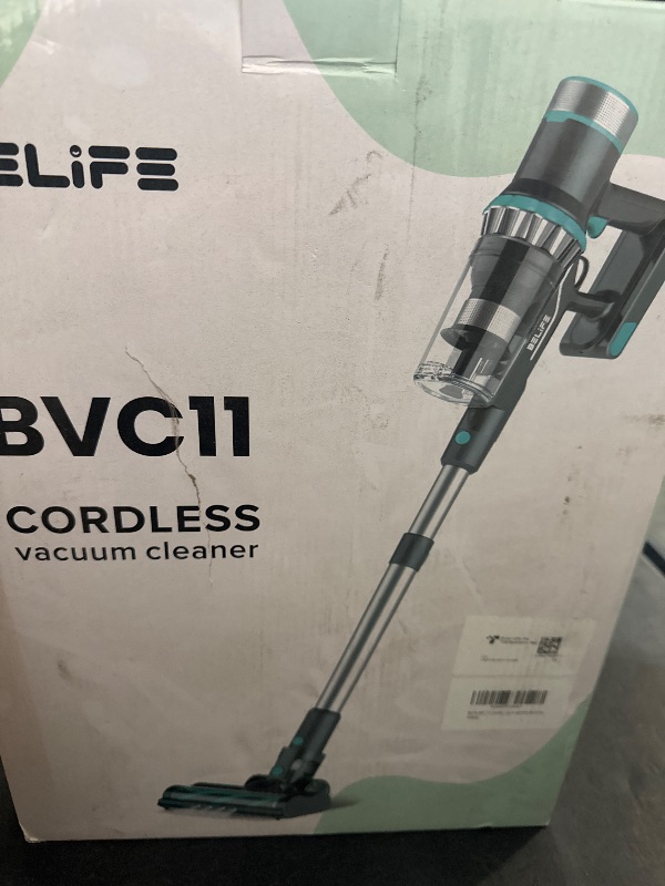 Photo 1 of Belife BVC12 Cordless Vacuum Cleaner, 450W 38Kpa Stick Vacuum with Charging Dock Station, Anti-Tangle Wireless Vacuum with 50 Mins Runtime, Vacuum for Hardwood Floor, Pet Hair, Carpet
