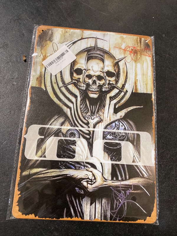 Photo 1 of Tool Charlotte 2016 (Show Edition) Concert Posters Vintage Metal Tin Sign The for Bars, Restaurants, Cafes, Pubs Decor Gifts 8 x 12 Inch
