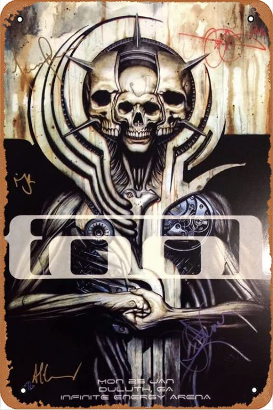 Photo 1 of Tool Charlotte 2016 (Show Edition) Concert Posters Vintage Metal Tin Sign The for Bars, Restaurants, Cafes, Pubs Decor Gifts 8 x 12 Inch
