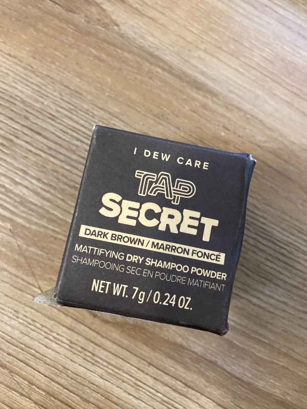 Photo 1 of I DEW CARE Dry Shampoo Powder Set - Tap Secret Original and Refill + Dark Brown | Strengthening & Volumizing, Powder Type, Refillable, Travel size
