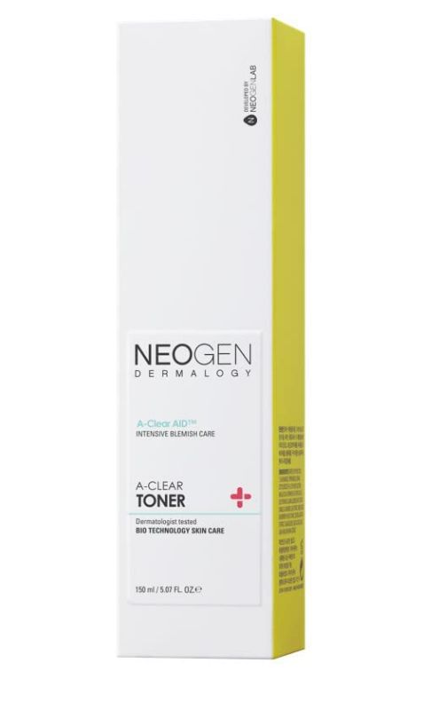 Photo 1 of Neogen A-Clear Soothing Acne Pimple Care - Hydrocolloid Blemish Treatment with Gentle and Soothing Korean Skincare (Toner)
