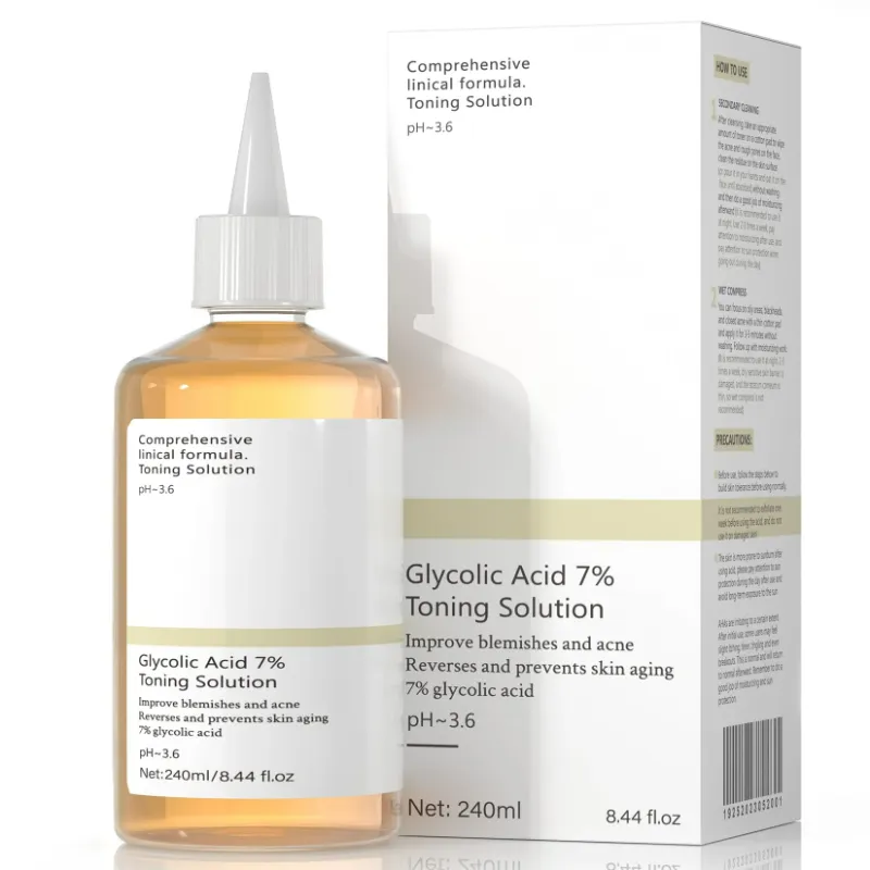 Photo 1 of Glycolic 7% Toner Exfoliating Toning Solution Facial Exfoliation Astringe Pores Moisturize Brighten And Your Skin