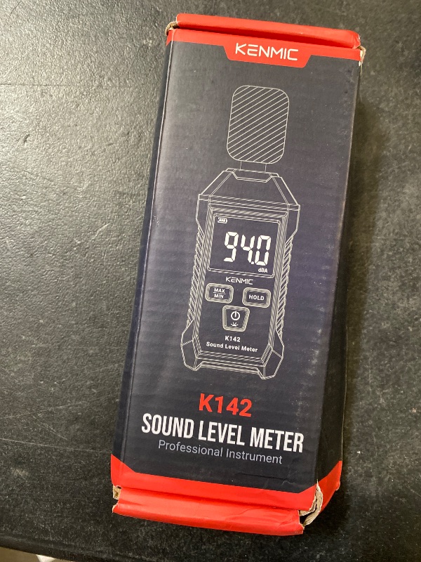 Photo 1 of Digital Decibel Meter - Portable SPL Meter with Backlit LCD Display (35-130dB(A) Range) - MAX/MIN Data Hold - Noisemeter - Digital dB Reader Meter for Home, Classroom, Workshop, and Office Use