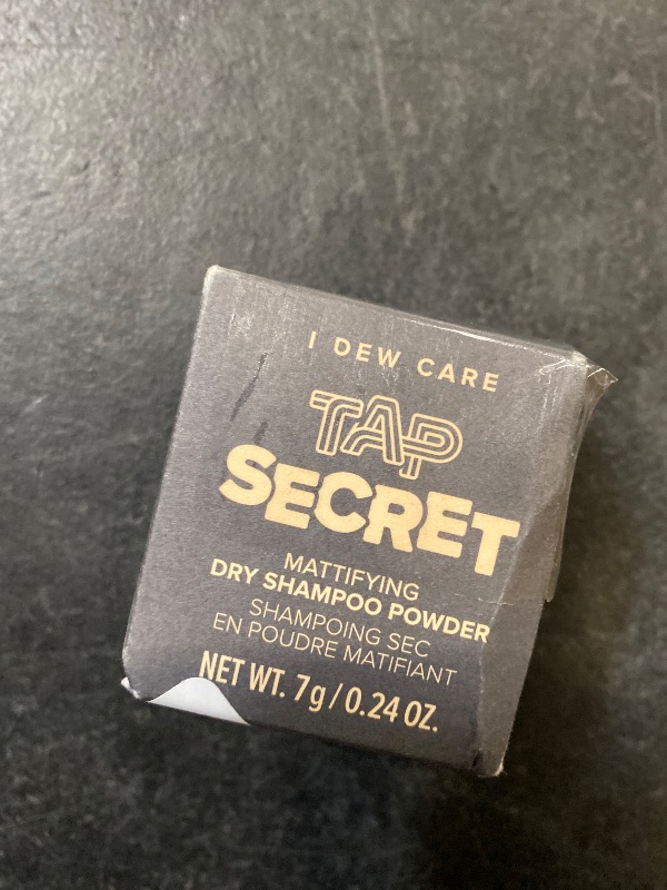 Photo 1 of I DEW CARE Biotin Clarifying Dry Shampoo - Tap Secret Original | Strengthening & Volumizing, Powder Type, Refillable, Travel size, Non-aerosol, Korean Ginseng, Easter Basket Stuffers, 0.24 Oz
