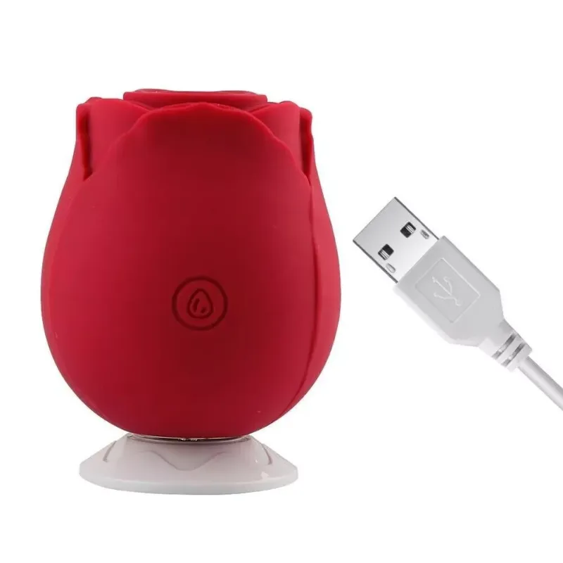 Photo 1 of Happy Meeting - Rose Shaped Mini Massager for Relaxation and Relief Waterproof
