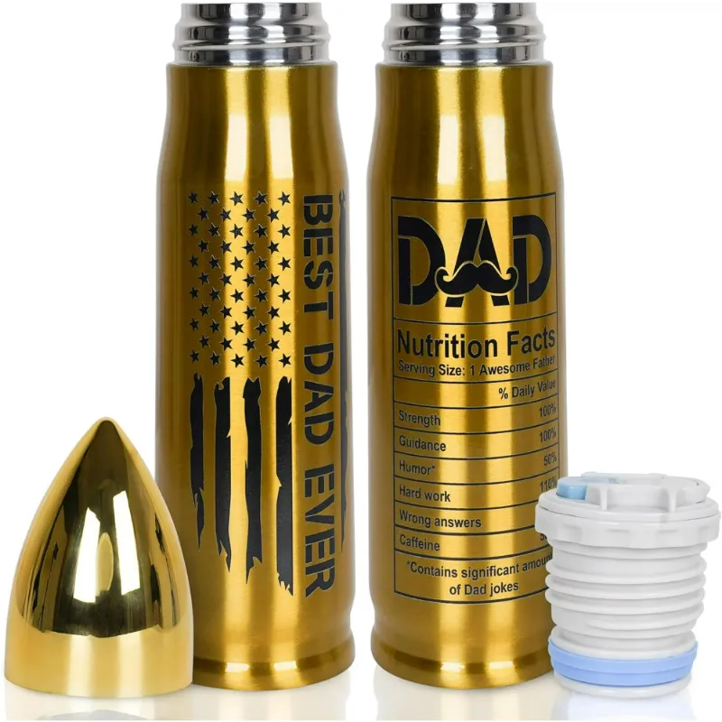 Photo 1 of Gifts for Dad from Daughter, Son - Best Dad Ever Gifts - Fathers Day, Christmas and Birthday Gifts for Dad - Funny Presents for Dad - 17oz Bullet Tumbler, Dad Gift Ideas

