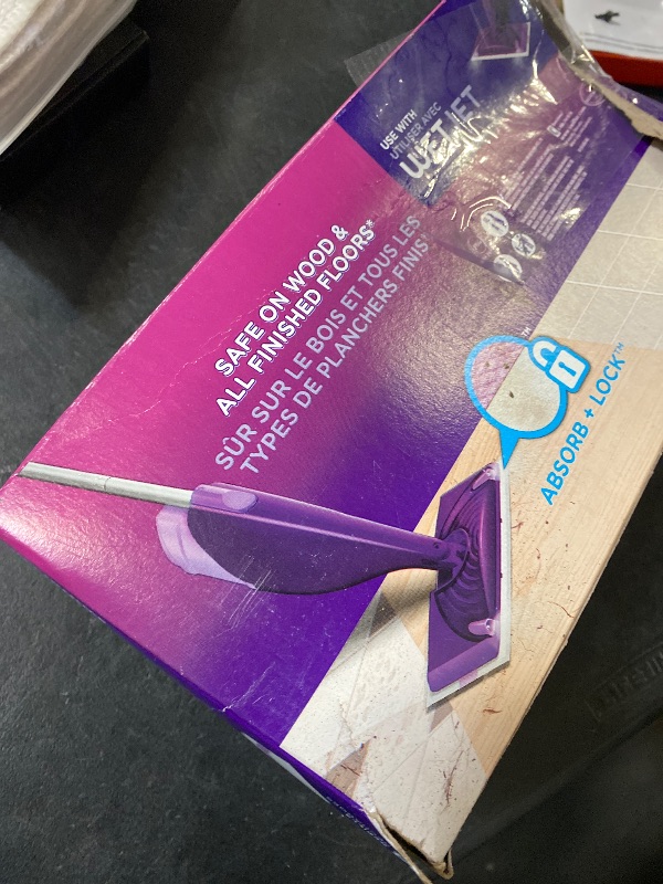 Photo 1 of Swiffer Wet Jet Mop Cleaning Pads Refill, Floor Cleaner for Mopping Wood, Laminate, Tile in Home, Bathroom, Kitchen, All Purpose Multi-Surface Spray Mop Pad for Floor Cleaning, 24ct