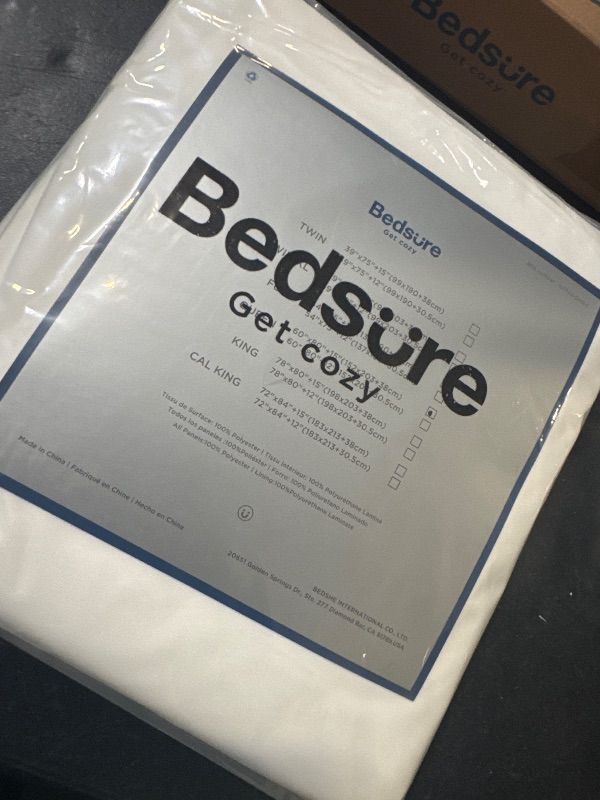 Photo 1 of Bedsure Fitted Sheet Queen Size Only - Brushed Microfiber Bed Sheets, Ultra Soft & Breathable, Fade Resistant & Easy Care (White, 60x80+16 Inches, 1 Piece)
