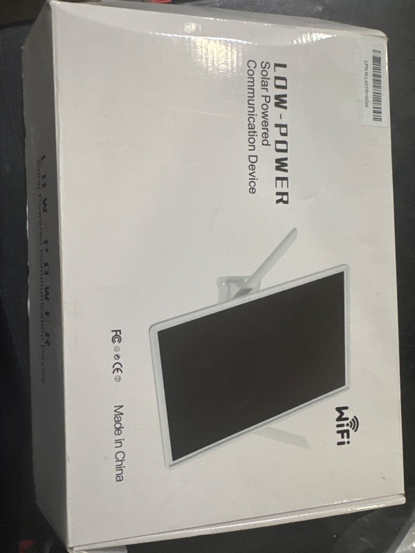 Photo 1 of 15W Solar WiFi Repeater with 26000mAh Battery for Enhanced Signal Boost
