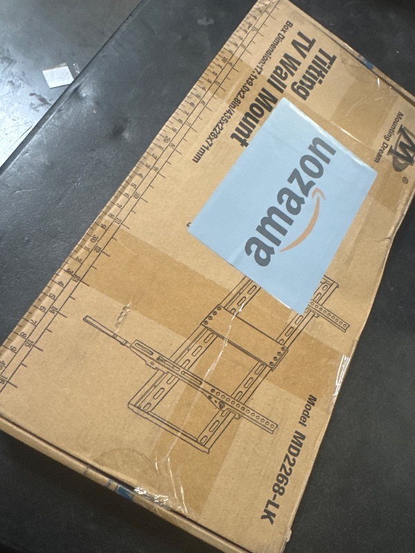 Photo 1 of Mounting Dream UL Listed TV Mount for Most 37-75 Inch TV, Universal Tilt TV Wall Mount Fit 16", 18", 24" Stud with Loading Capacity 132lbs, Max Vesa 600 x 400mm, Low Profile Flat Wall Mount Bracket
