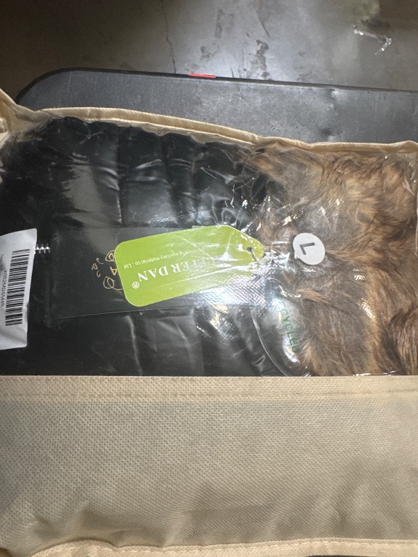 Photo 1 of size large Bellivera Womens Lightweight Puffer Jacket, Winter Coats for Women Warm Quilted Bubble Padded Hood Coat with Faux Fur Collar
