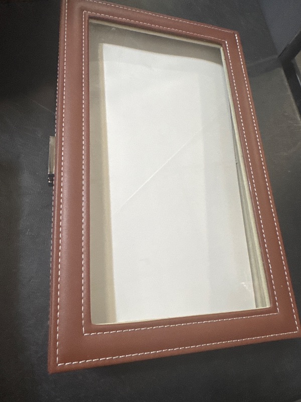 Photo 1 of UNNS Leather 6 Watch Box Jewelry Box and 3 Glasses Storage Box and Sunglasses Glasses Display Box Watch Storage Box (Color : B)

