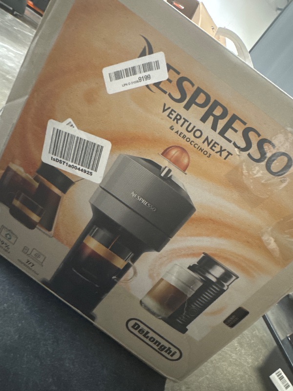 Photo 1 of Vertuo Next Light Gray & Aeroccino3 Milk Frother
