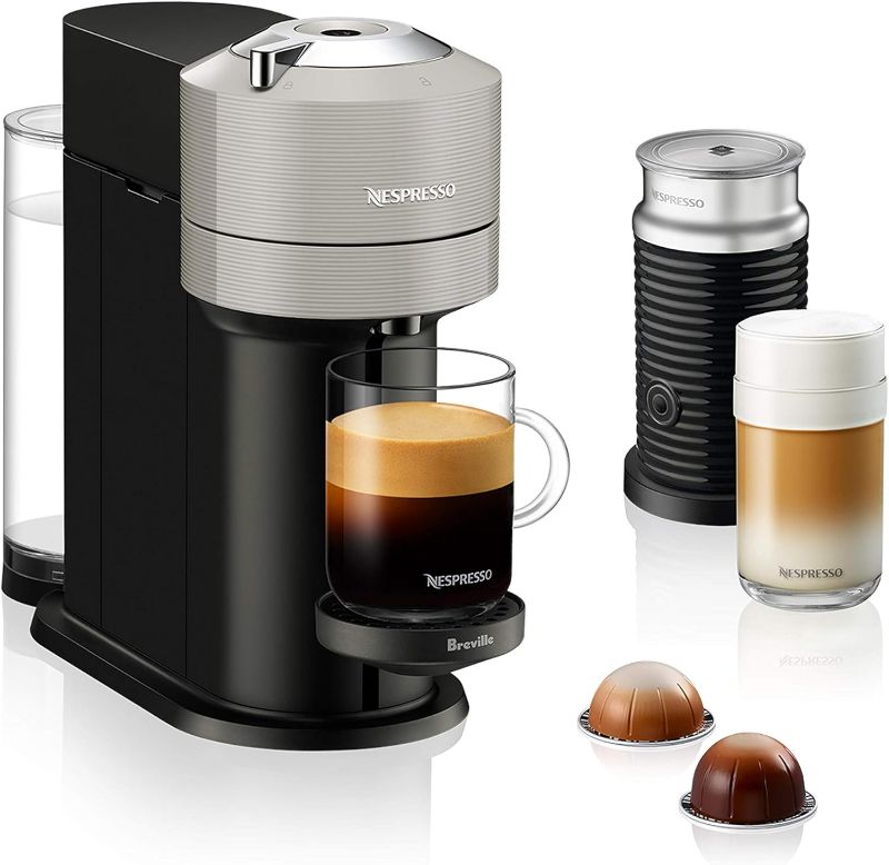 Photo 1 of Vertuo Next Light Gray & Aeroccino3 Milk Frother
