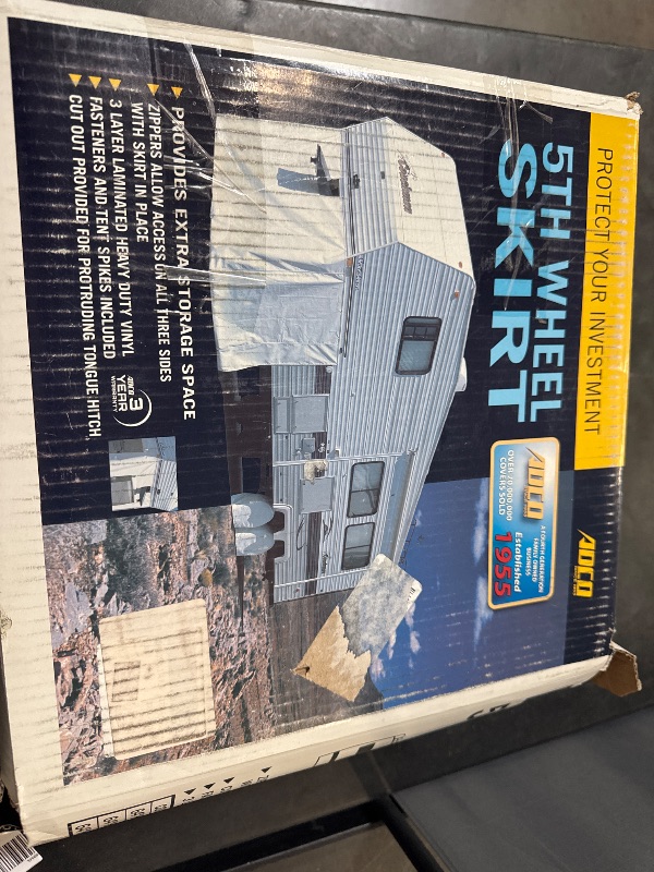 Photo 1 of ADCO 3503 Fifth Wheel Storage Skirt - 64" x 296"
