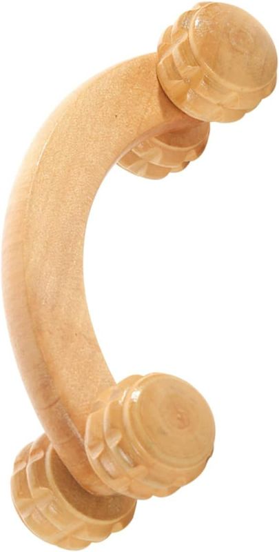 Photo 1 of Wooden Massage Roller Stick Hand Massager for Legs Back Portable Muscle Massager