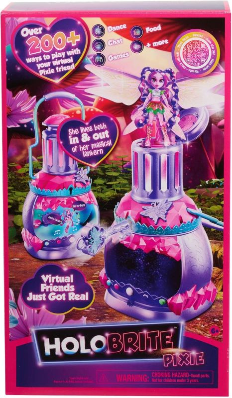Photo 1 of Just Play HOLOBRITE Pixie Lantern, Virtual Dancing and Interactive Games, Includes 5-inch Pixie Doll, Over 200 Ways to Play, Kids Toys for Ages 6 Up
