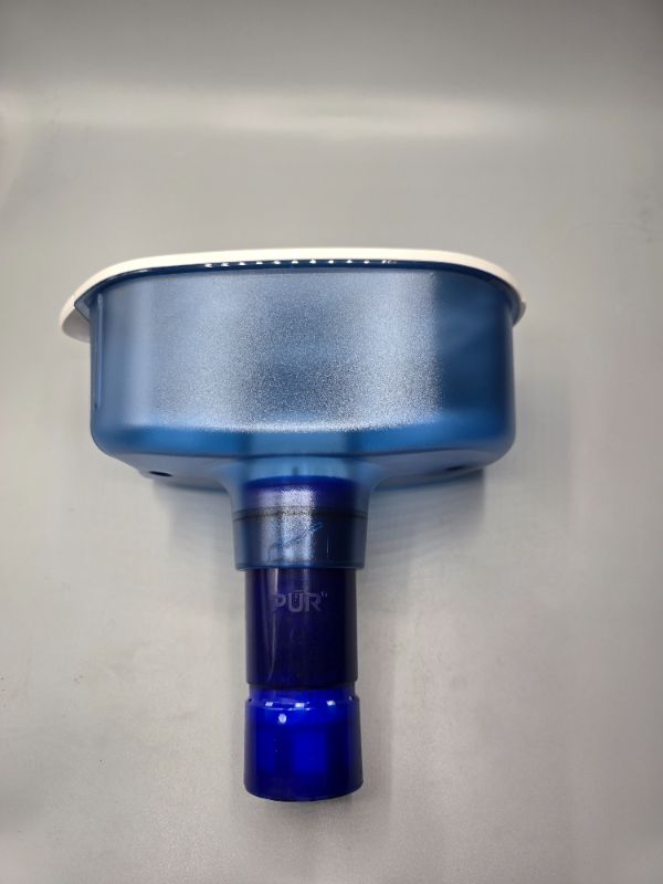 Photo 1 of PUR Plus 11-Cup Replacement 1 Lead-Reducing, Powerful Filtration, Filter Change Light Indicator, LockFit Cap Design - White