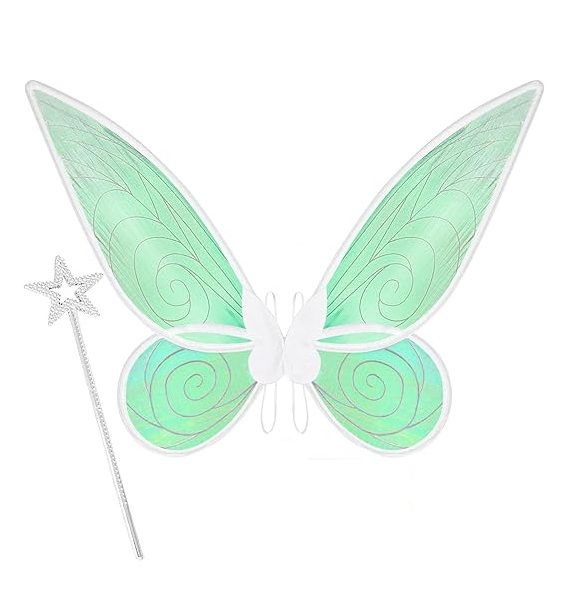 Photo 1 of Fairy Wings for Women and Girls- Halloween Fairy Costumes Tinkerbell Wings with Fairy Accessories